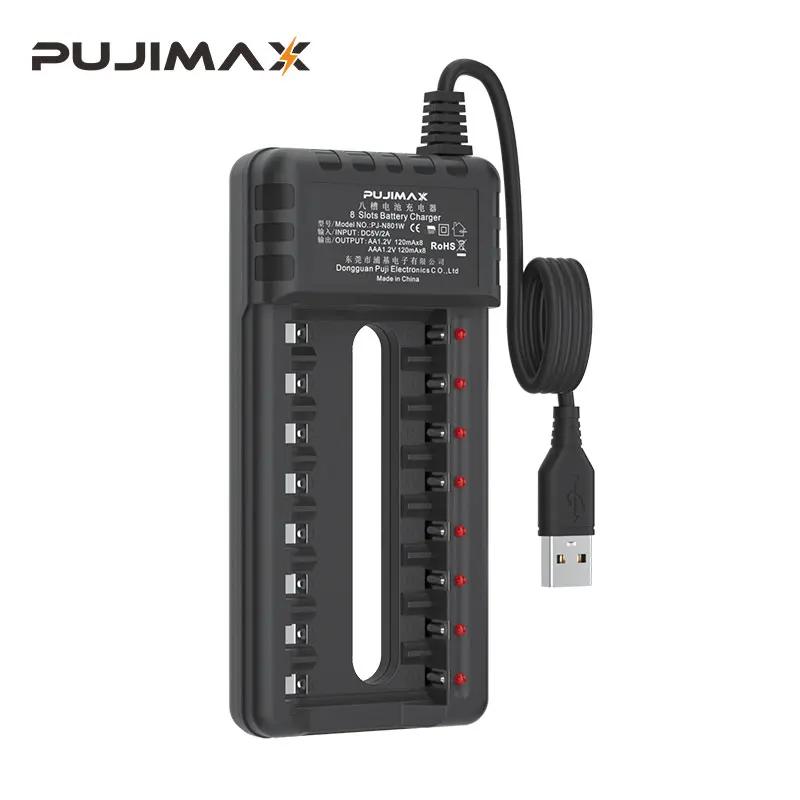 PUJIMAX ͸  , USB ÷ ͸ ,  AA/AAA  ͸  ׼, 8 